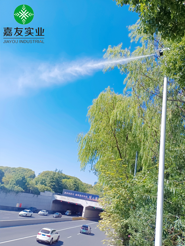 城市環(huán)境治理之汽車尾氣凈化方案—— 隧道360旋轉霧樁系統(tǒng)